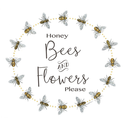 Picture of HONEY BEES AND FLOWERS PLEASE