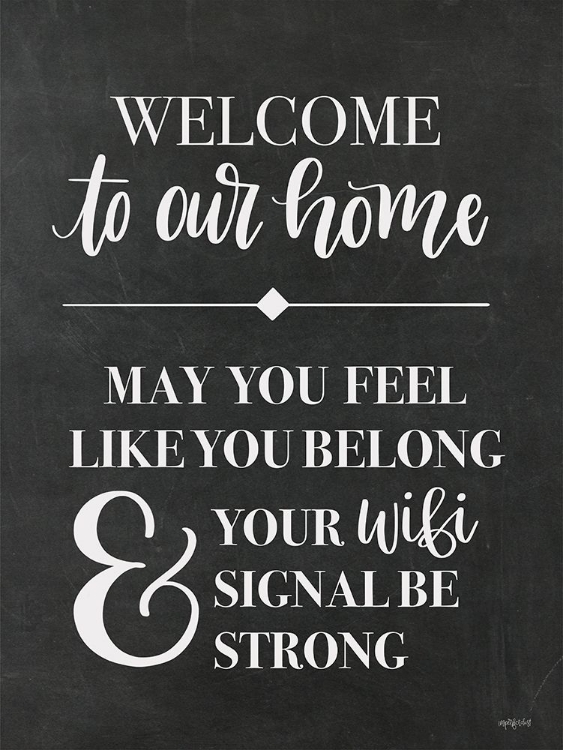 Picture of WELCOME TO OUR HOME