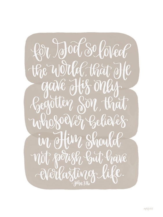Picture of GOD SO LOVED THE WORLD