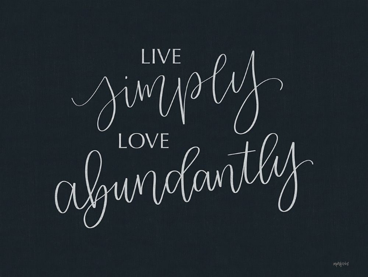 Picture of LIVE SIMPLY