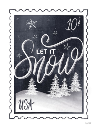 Picture of CHRISTMAS STAMP LET IT SNOW