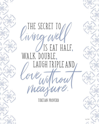 Picture of THE SECRET TO LIVING WELL
