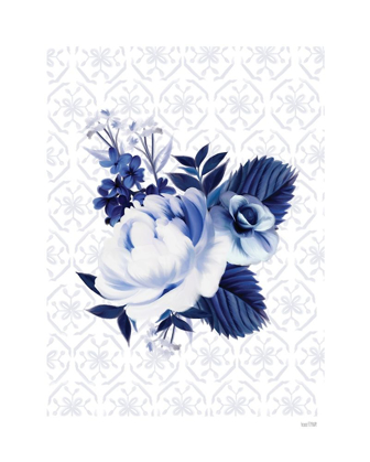 Picture of PEONY BLOSSOM IN BLUE