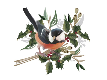 Picture of CHRISTMAS SONGBIRD I   