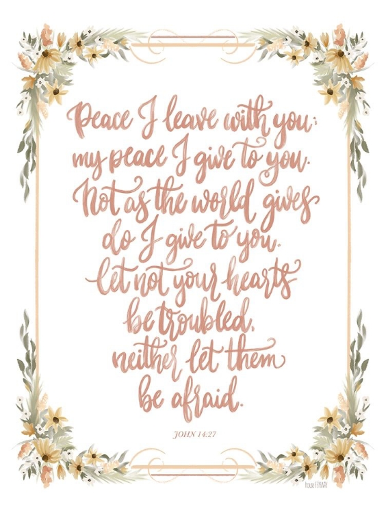 Picture of PEACE I LEAVE WITH YOU
