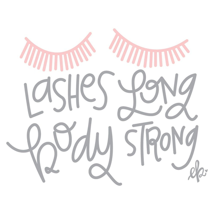 Picture of LASHES LONG, BODY STRONG   