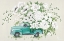 Picture of WHITE FLORAL TRUCK