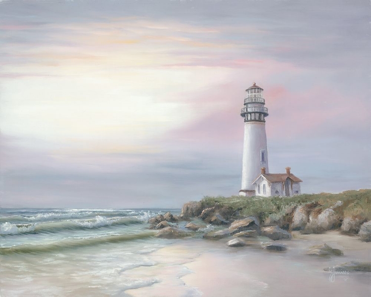 Picture of LIGHTHOUSE AT SUNSET