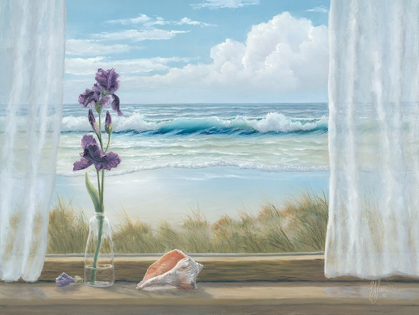 Picture of IRISES ON WINDOWSILL