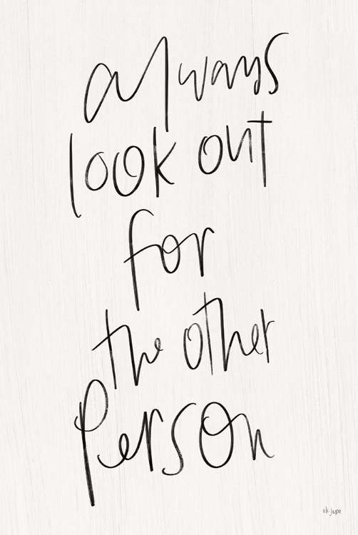 Picture of ALWAYS LOOK OUT