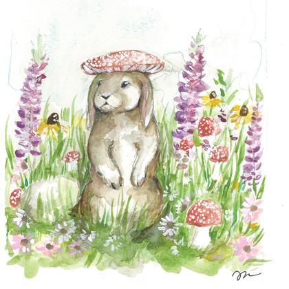 Picture of MUSHROOM HAT BUNNY