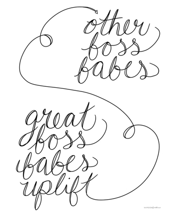 Picture of GREAT BOSS BABES UPLIFT
