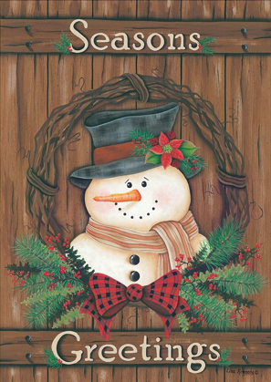 Picture of PRIMITIVE SNOWMAN WREATH