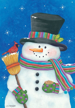 Picture of SNOWMAN WITH BROOM