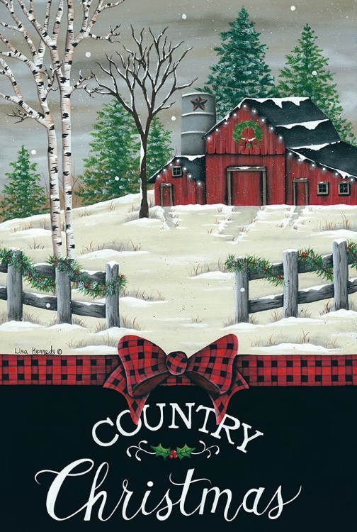 Picture of COUNTRY BARN CHRISTMAS
