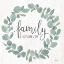 Picture of FAMILY FOREVER EUCALYPTUS WREATH