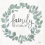 Picture of FAMILY FOREVER EUCALYPTUS WREATH