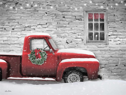 Picture of SNOWY CHRISTMAS TRUCK  