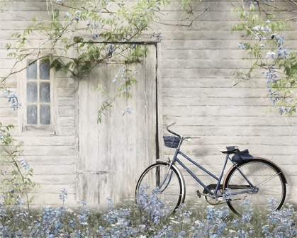 Picture of BLUE BIKE AT BARN     
