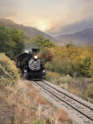 Picture of DURANGO TRAIN AT SUNSET