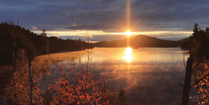 Picture of SARANAC LAKE SUNSET