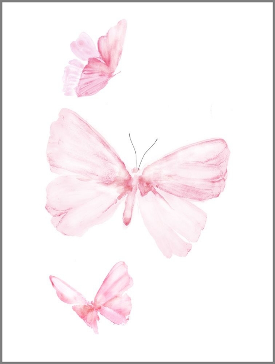 Picture of PINK BUTTERFLYS I