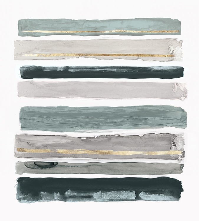 Picture of TEAL ROTHOS STRIPES II 