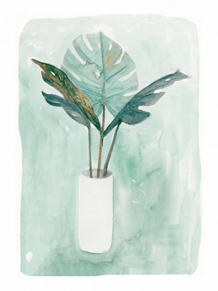 Picture of GREEN TROPICAL VASE III 