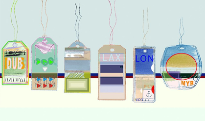 Picture of TRAVEL TAGS I 