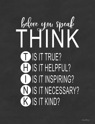 Picture of THINK BEFORE YOU SPEAK