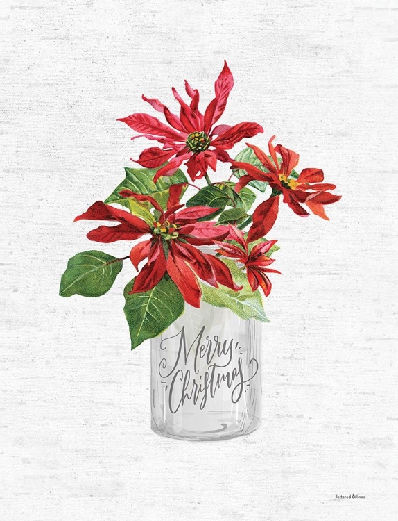 Picture of MERRY CHRISTMAS POINSETTIA