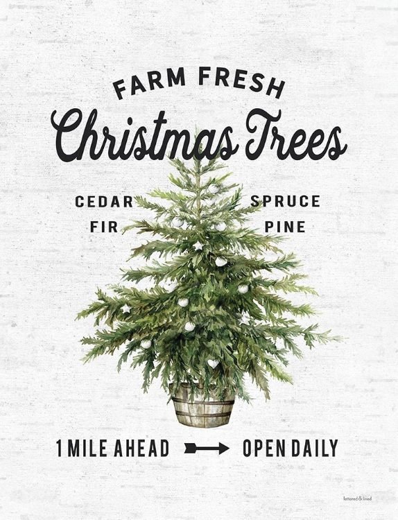 Picture of FARM FRESH CHRISTMAS TREES I