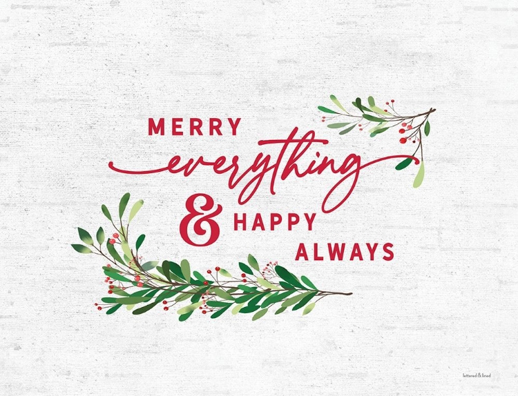 Picture of MERRY EVERYTHING AND HAPPY ALWAYS