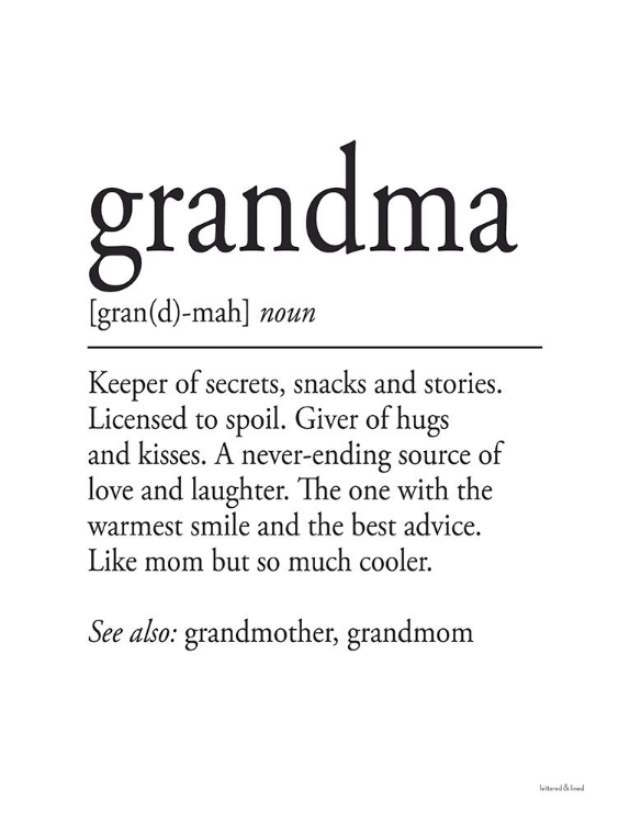 Picture of GRANDMA DEFINITION