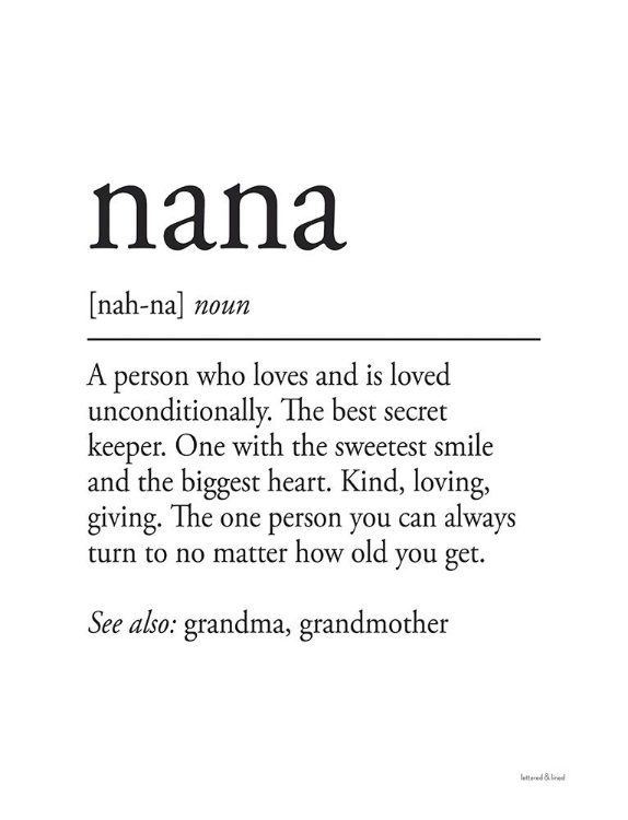 Picture of NANA DEFINITION