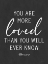 Picture of YOU ARE MORE LOVED