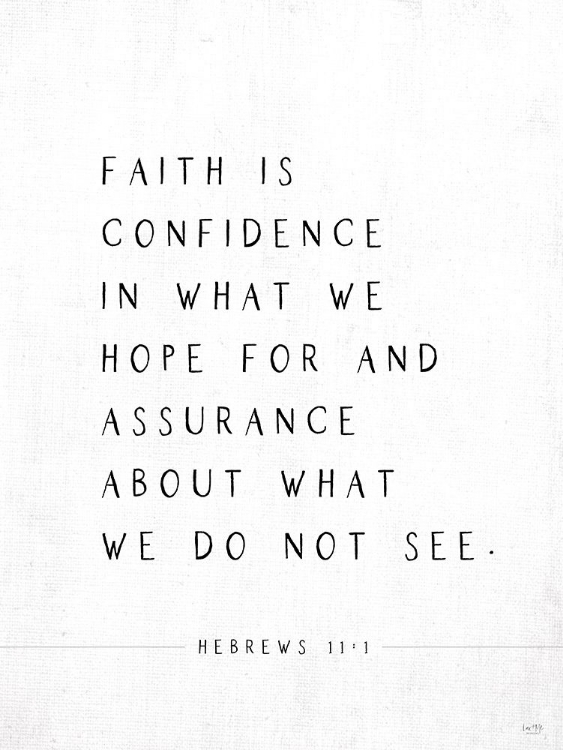 Picture of FAITH IS CONFIDENCE