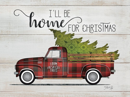 Picture of HOME FOR CHRISTMAS VINTAGE TRUCK