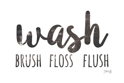 Picture of WASH-BRUSH-FLOSS-FLUSH
