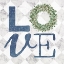 Picture of LOVE WITH EUCALYPTUS WREATH III
