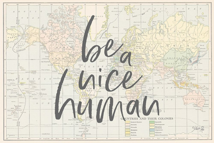 Picture of BE A NICE HUMAN MAP    
