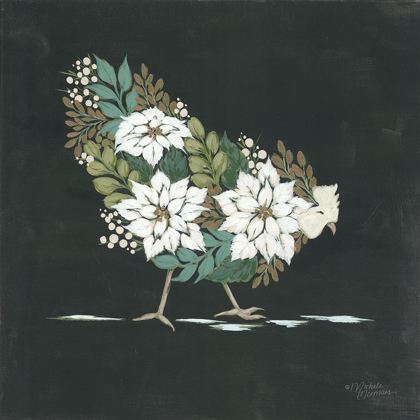 Picture of FLORAL WINTER HEN