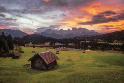 Picture of A PERFECT MORNING IN THE ALPS