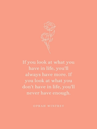 Picture of OPRAH WINFREY QUOTE: WHAT YOU HAVE
