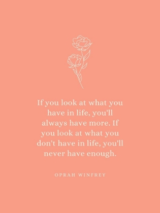 Picture of OPRAH WINFREY QUOTE: WHAT YOU HAVE