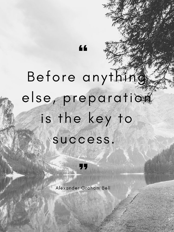 Picture of ALEXANDER GRAHAM BELL QUOTE: KEY TO SUCCESS