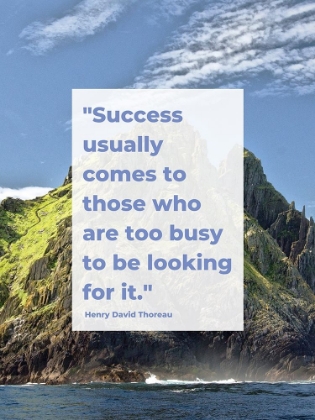 Picture of HENRY DAVID THOREAU QUOTE: SUCCESS