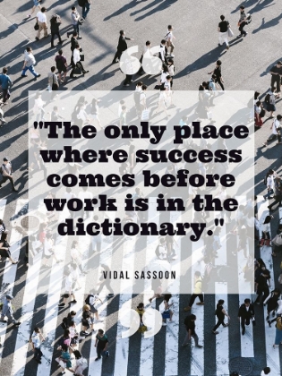 Picture of VIDAL SASSOON QUOTE: SUCCESS