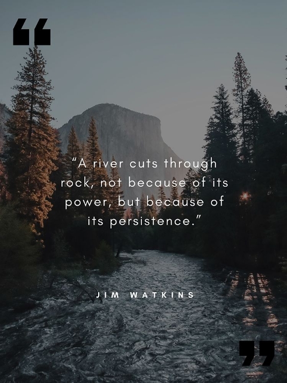 Picture of JIM WATKINS QUOTE: PERSISTENCE