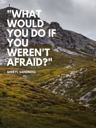 Picture of SHERYL SANDBERG QUOTE: WHAT WOULD YOU